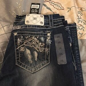 Miss Me Easy Boot Jeans, Size W33, L33
